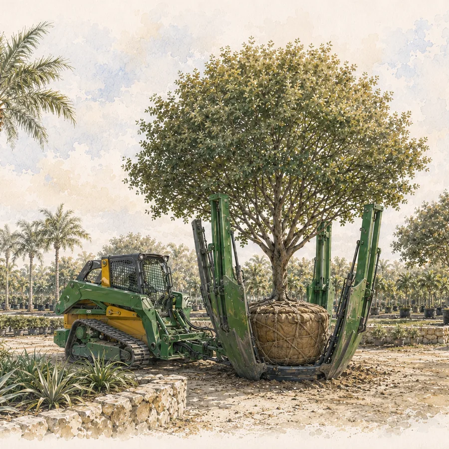South Florida tree farm detail at Abel Tree Farm.