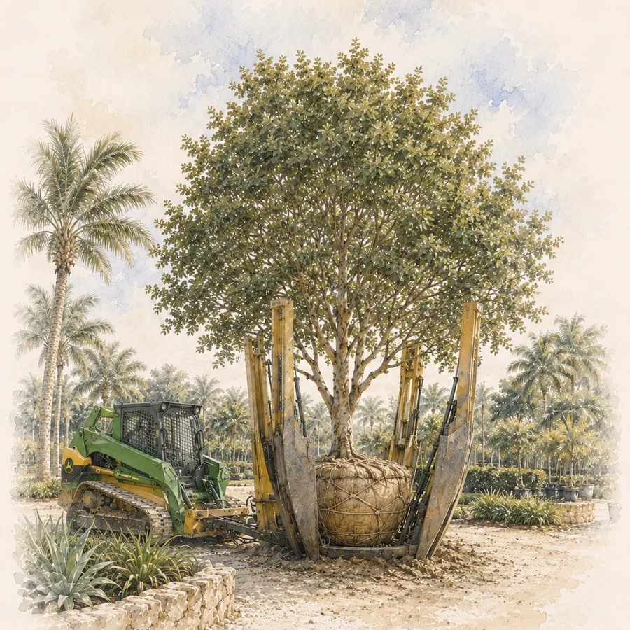 South Florida tree farm detail at Abel Tree Farm.